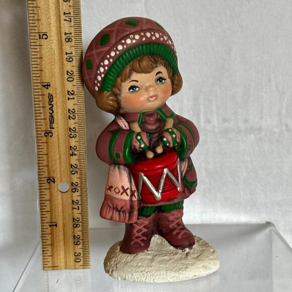 Vintage Christmas Ceramic Napcoware Drummer Boy Figurine Japan - Picture 4 of 5
